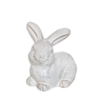 Zajíc porcelán 11cm krém