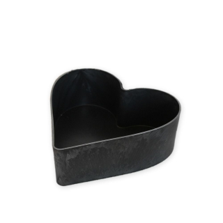 Srdce melamin 15cm antracit