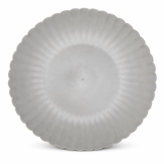 Tác melamin 33cm krém