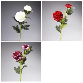 Pivoňka umělá 64cm mix
