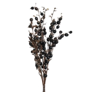 Jeřabina kytice x6/45-55cm černá