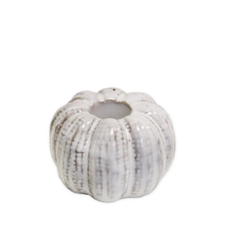 Dýně svícen porcelán 7cm bílá
