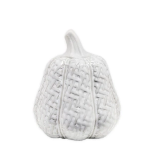 Dýně porcelán 9,6cm bílá