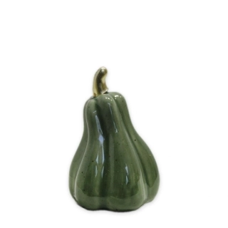 Dýně porcelán 6,5cm zelená