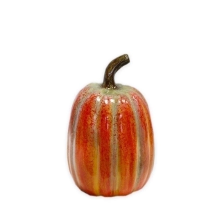 Dýně keramika 16,5cm oranž