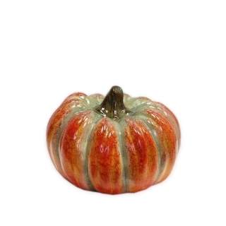 Dýně keramika 12,8cm oranž