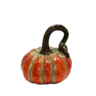 Dýně keramika 17,5cm oranž