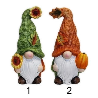 Skřítek podzim keramika 20cm mix