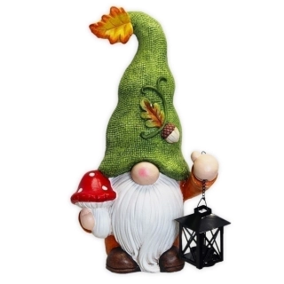 Skřítek podzim keramika 46cm