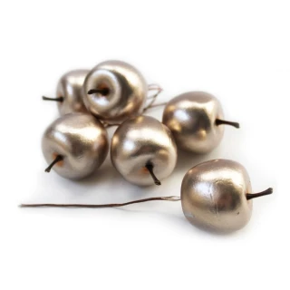 Jablka pvc 6ks/3cm šampáň