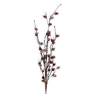 Jeřabiny větev 60cm červená
