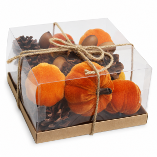 Podzimní přízdoby box mix oranž