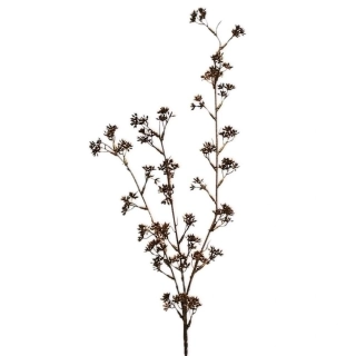 Bobule větev pvc 108cm hnědá