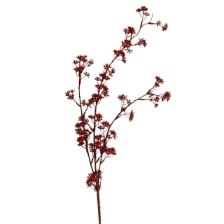 Bobule větev pvc 108cm červená