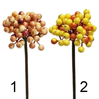 Bobule pvc 37cm oranž mix 2 barev