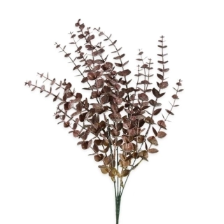 Eucalyptus keřík pvc 40cm starorůžová