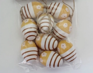 Vajíčka závěs plast S/9 mix